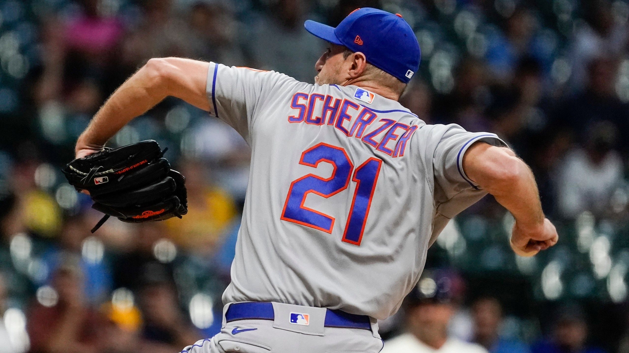 2560x1440 Scherzer perfect for 6 in return, wins 200th as Mets clinch
