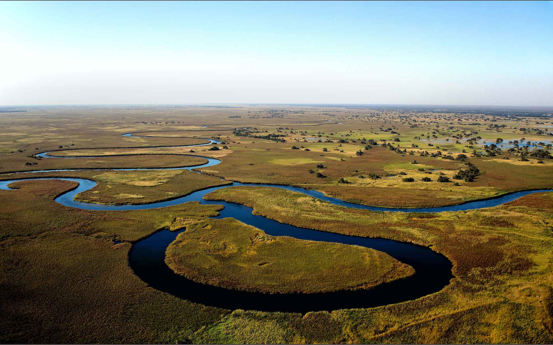 1920x1200 The Okavango Delta