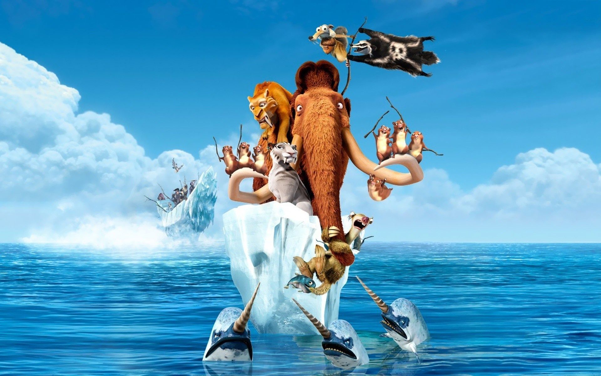 1920x1200 Wallpaper Diego, led, Ice age 4 continental drift, Meni, Ice age 4 Continental drift for mobile and desktop, section фильмы, resolution 1920x1200