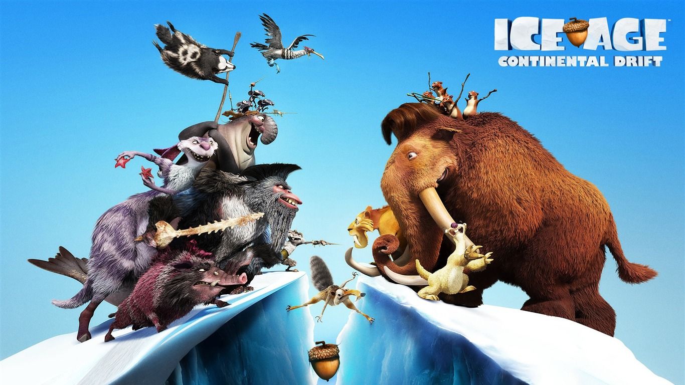 1366x768 Ice Age 4 Continental Drift Movie HD Wallpaper 12
