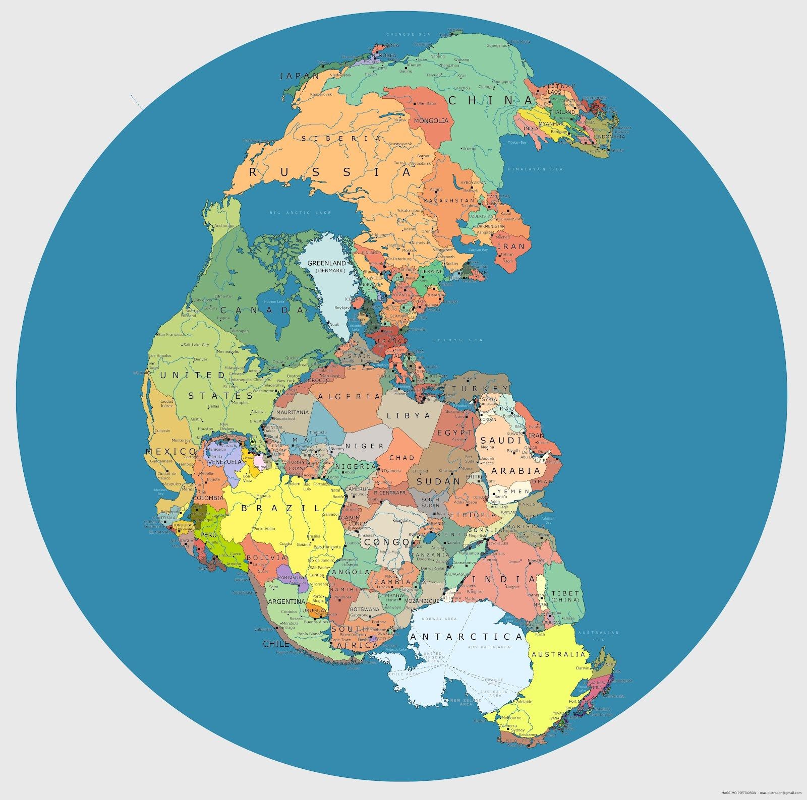 1600x1587 Pangaea: The Prehistoric Supercontinent