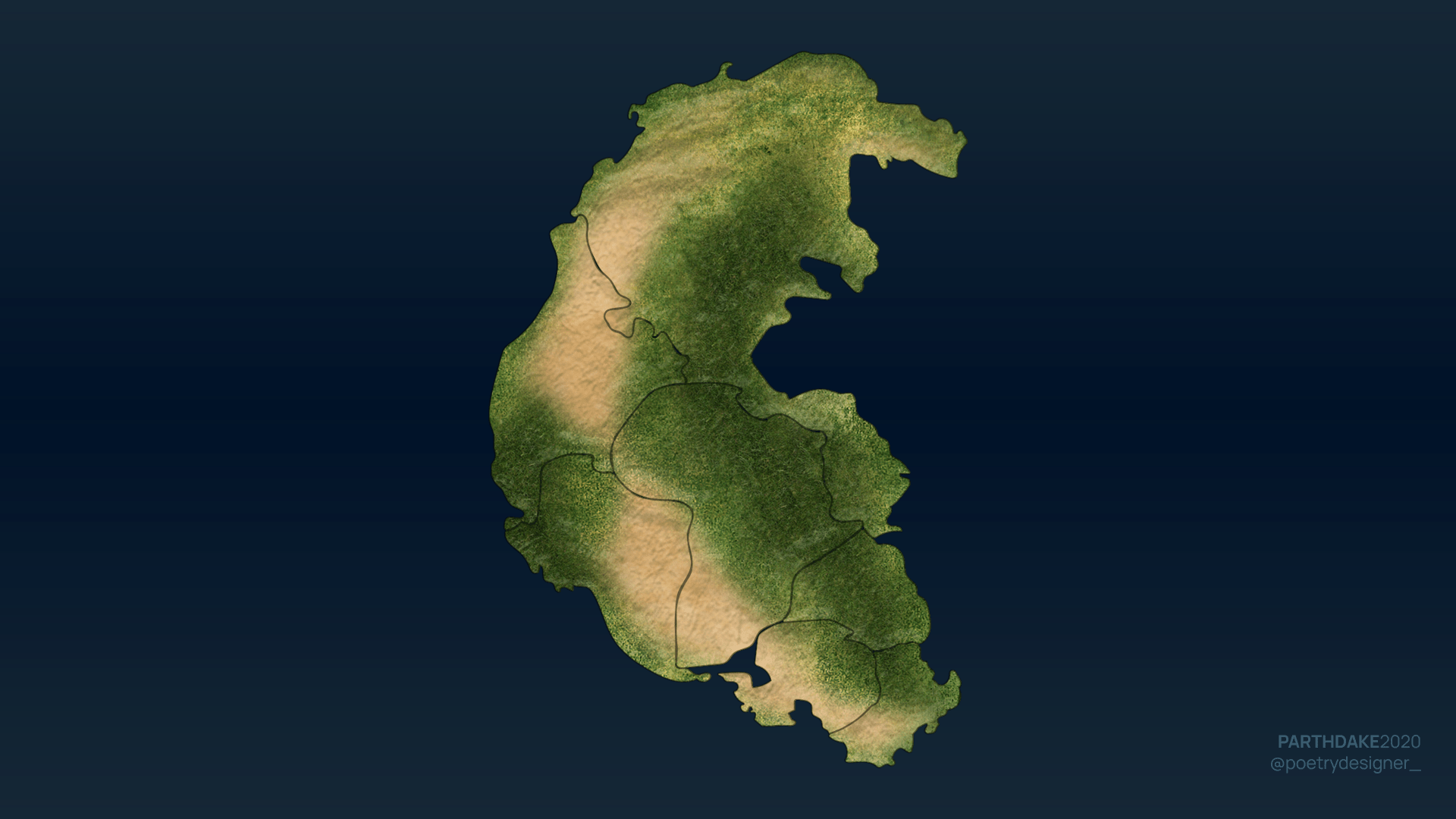 1920x1080 Couldn't find a decent Pangaea map so I made one
