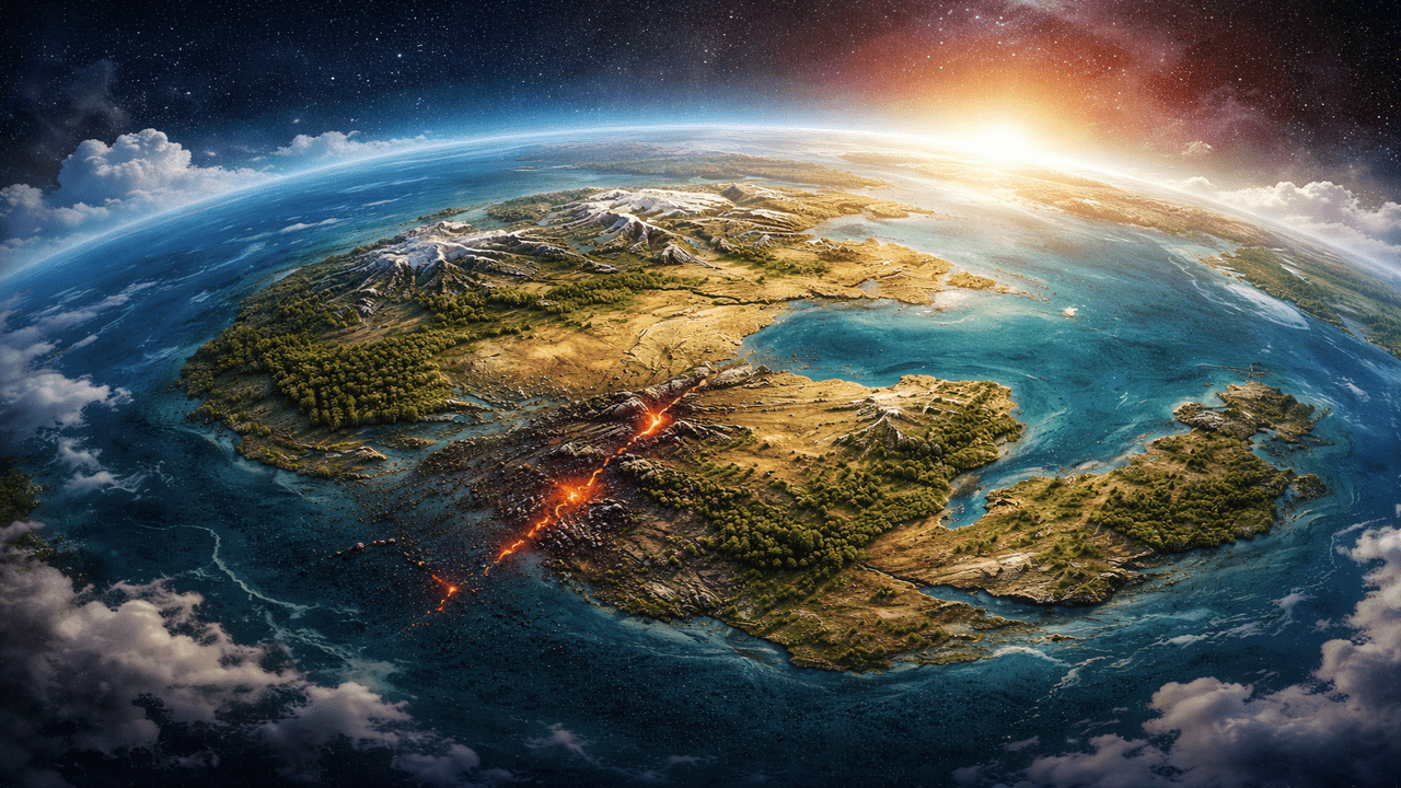 1280x720 Pangaea: The lost supercontinent that existed before oceans split the world. World News Times of India