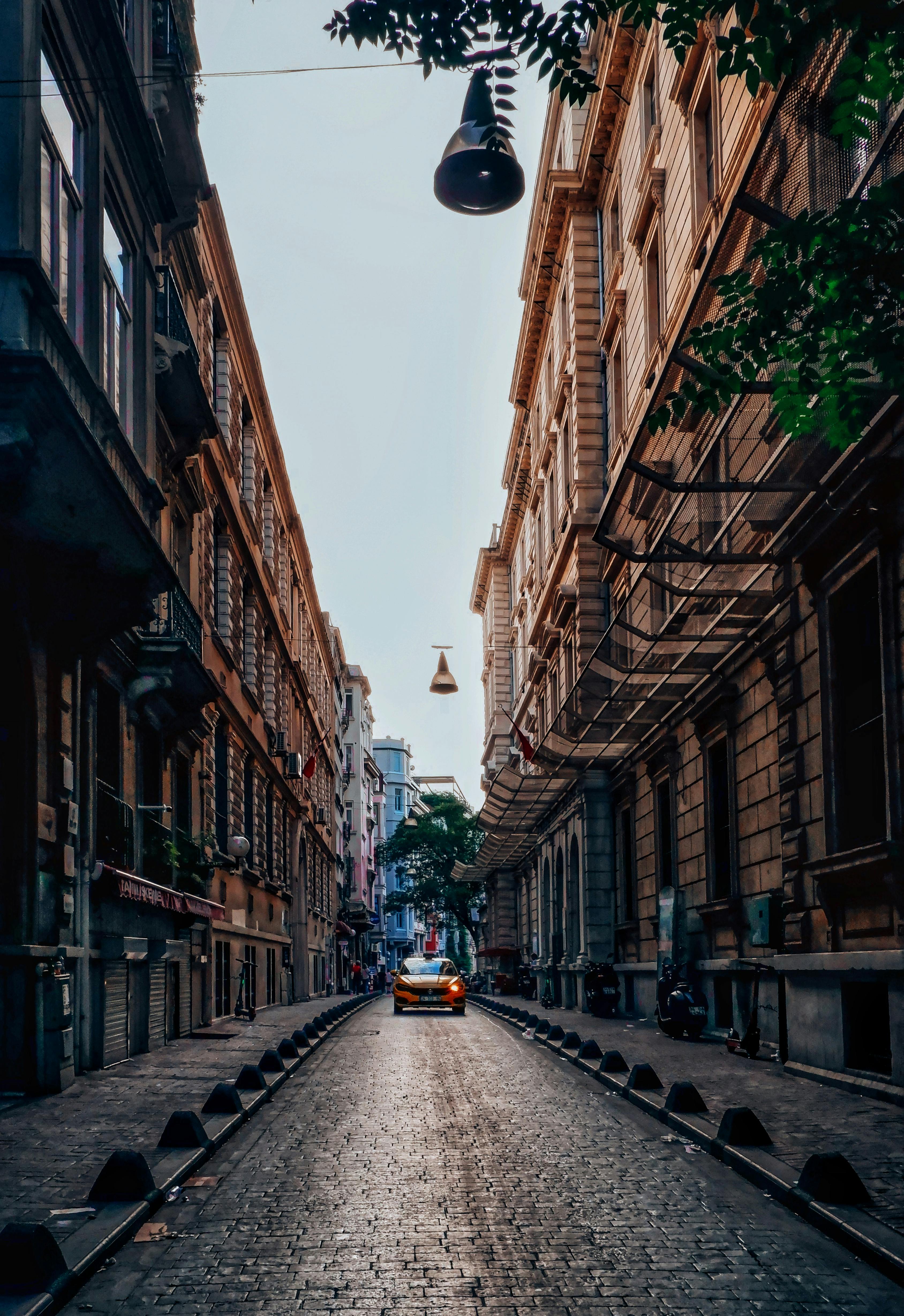 3376x4913 Narrow, Cobblestone Street in Turkey · Free