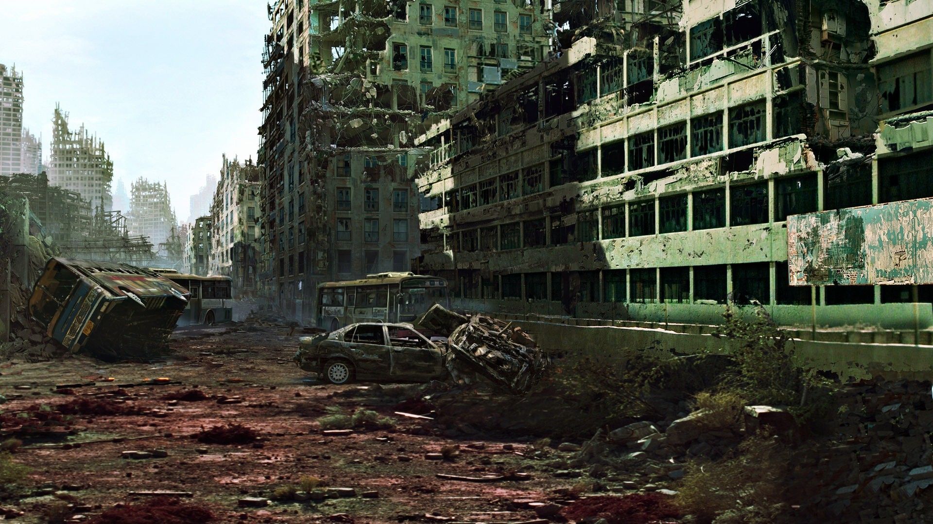1920x1080 Abandoned City HD Wallpaper 00332