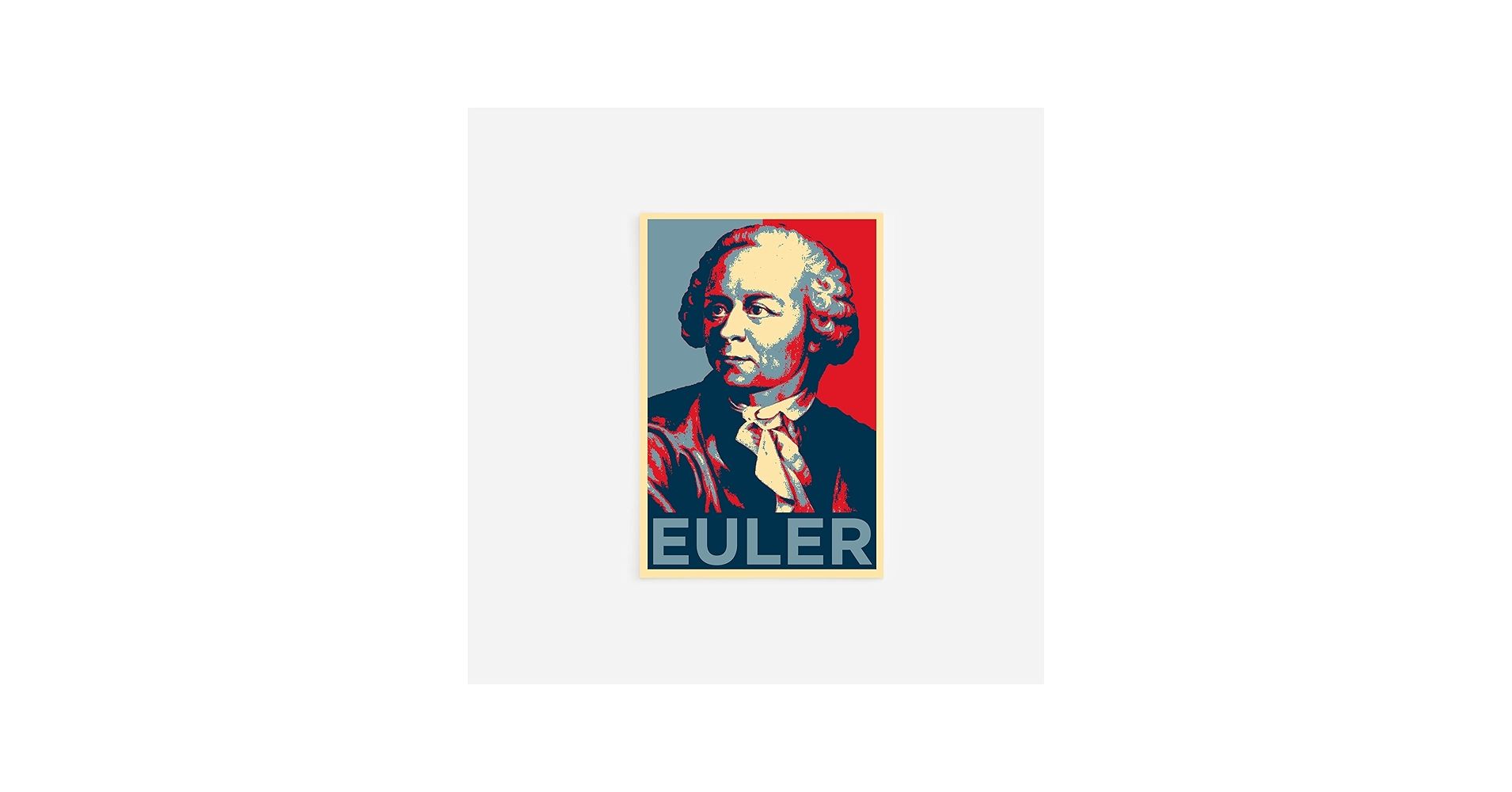 1910x1000 Leonhard Euler Art Print 'Hope' Art Print Gift Maths Math Physics, Calculus Graph Theory // Size: A4 (210 x 297 mm) : Home & Kitchen