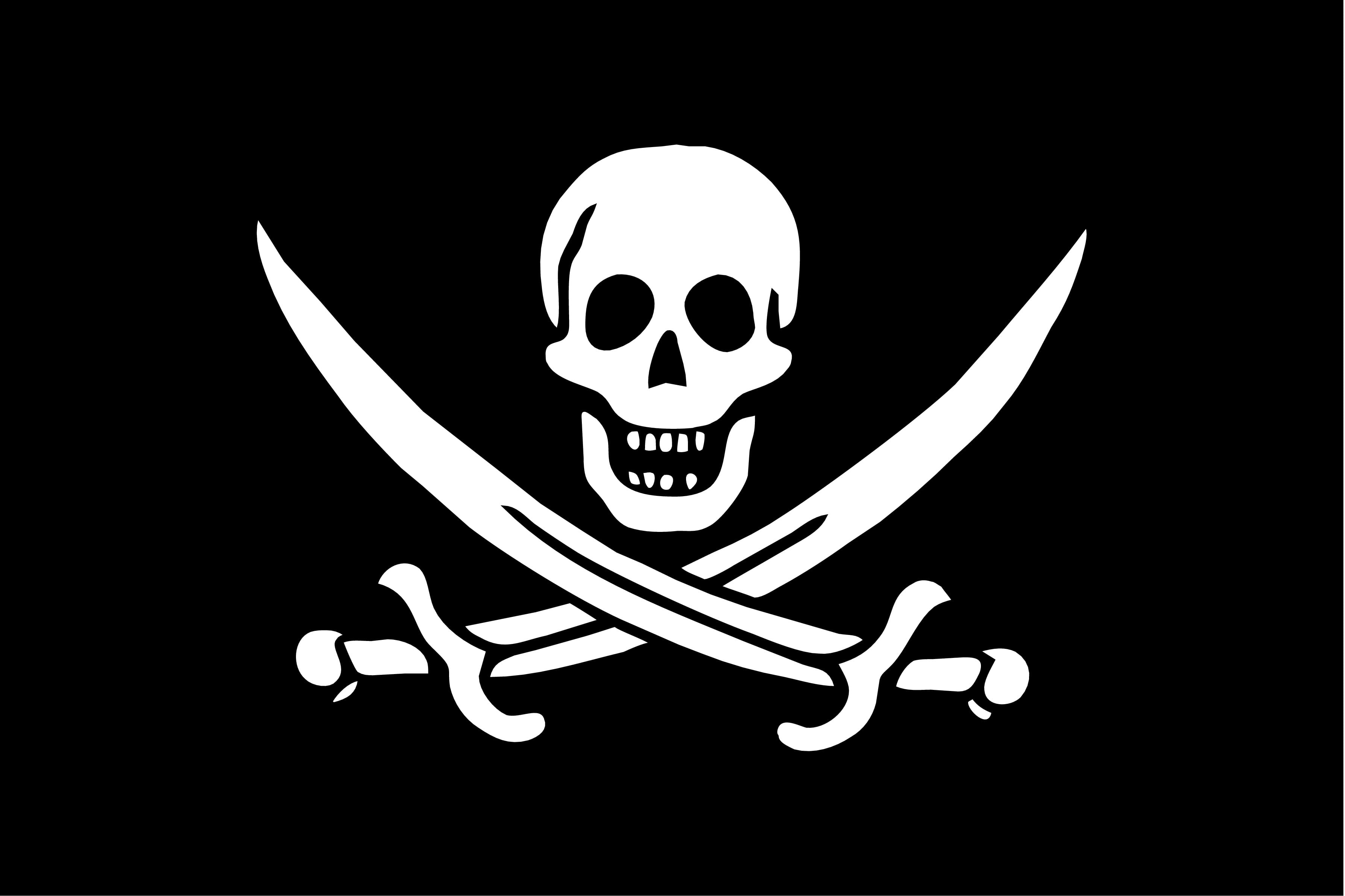 3576x2382 Pirate logo, flag, pirates, grunge, skull HD wallpaper. Wallpaper