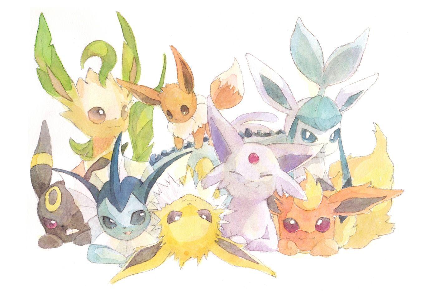 1380x945 Shiny Eevee Wallpaper