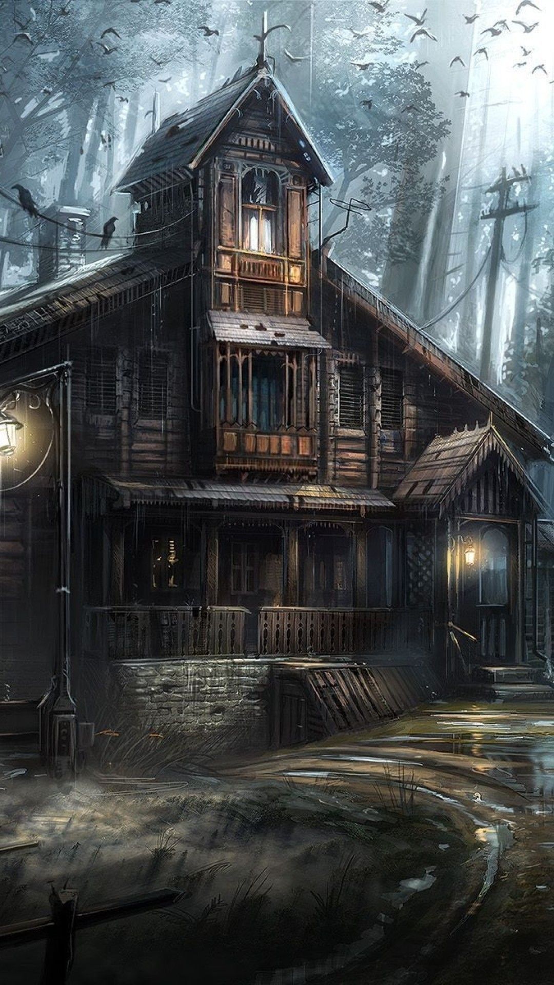 1080x1920 Horror Place Wallpaper