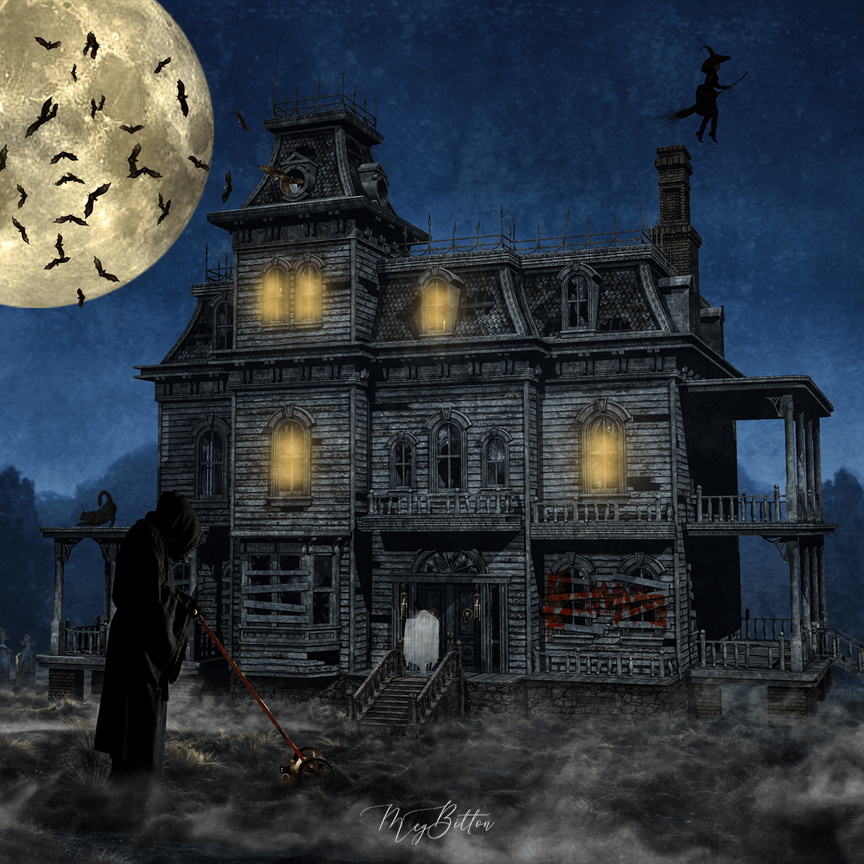 1248x1248 Haunted House All in One Kit