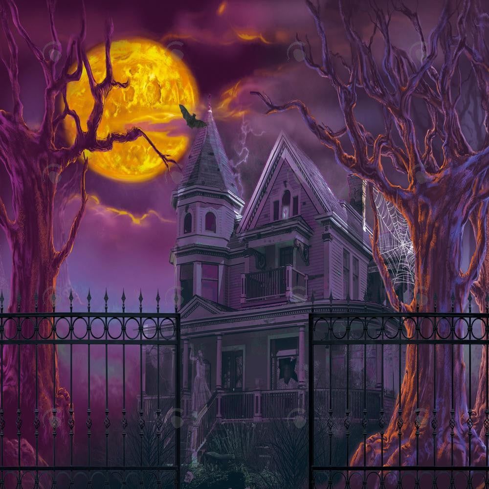 1000x1000 Allenjoy Scary Halloween Haunted House Photography Backdrop Gbsx 00665
