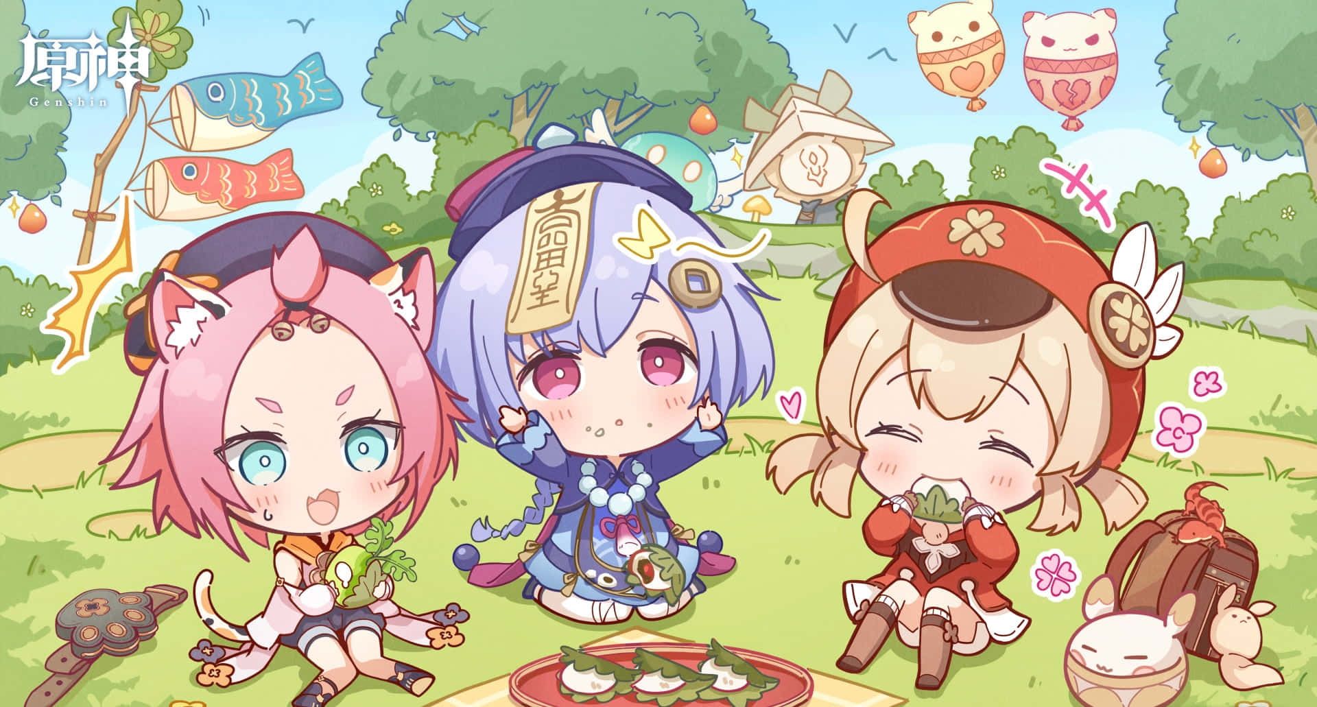 1920x1031 Chibi Anime Picture