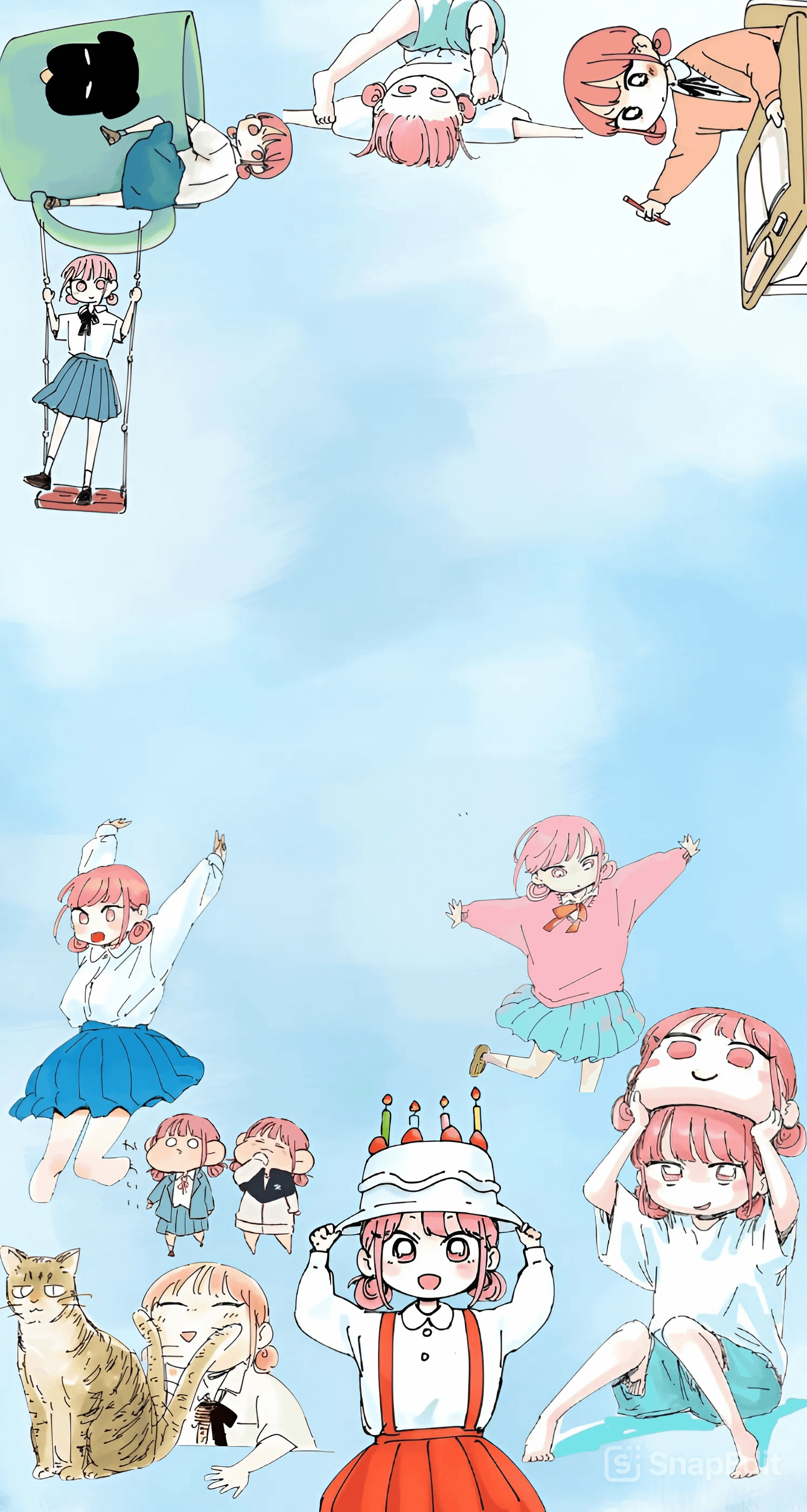 1494x2800 Chibi hina wallpaper