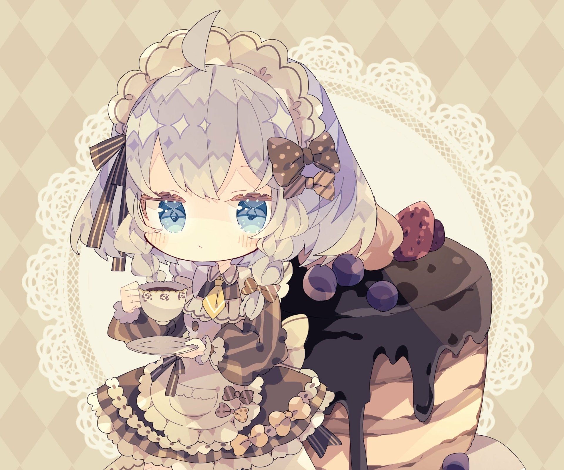 1920x1600 Chibi Sakuya Izayoi HD Wallpaper