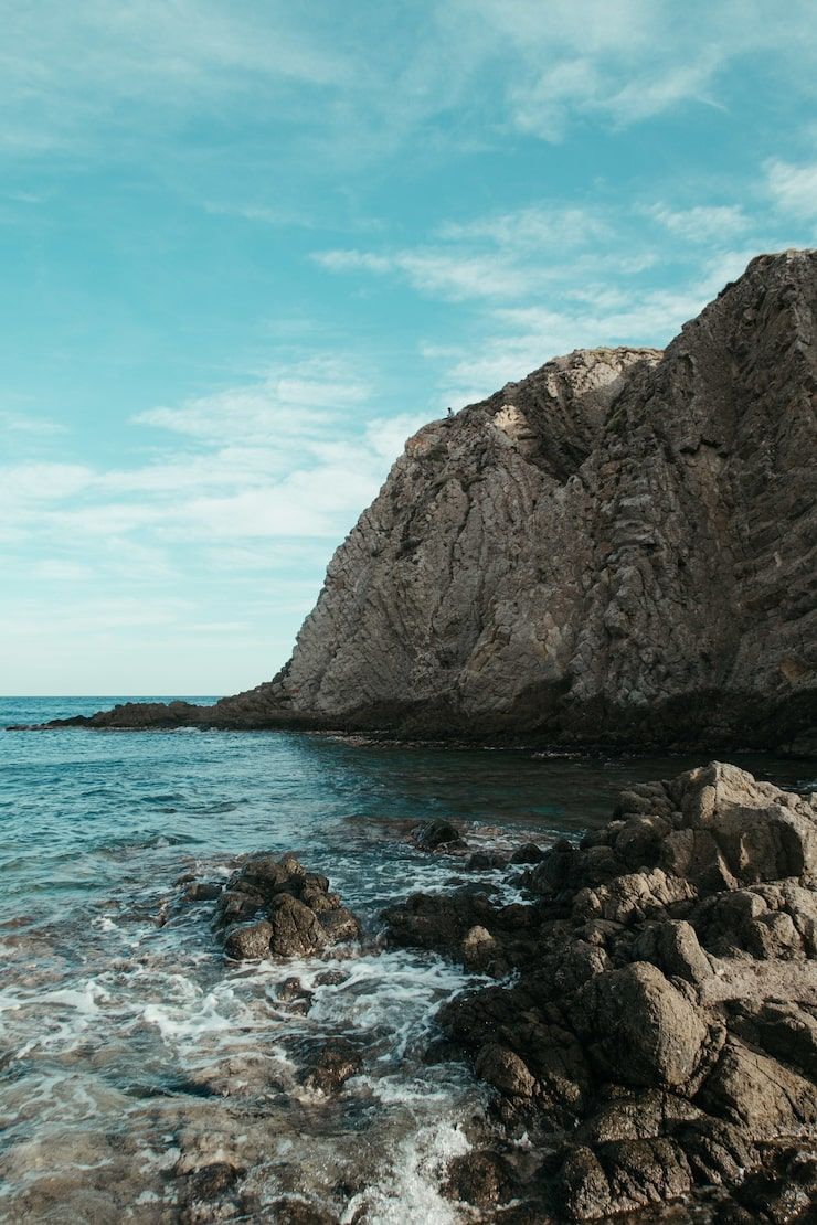 740x1110 Rocky beach Image