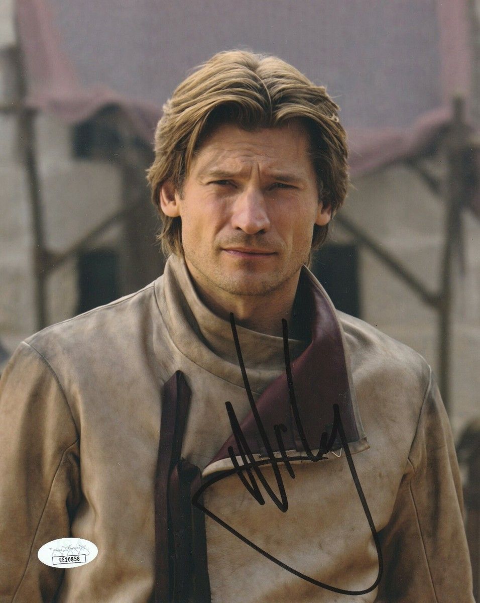 956x1200 NIKOLAJ COSTER WALDAU SIGNED GAME OF THRONES 8X10 PHOTO PROOF JSA AUTHENTICATED