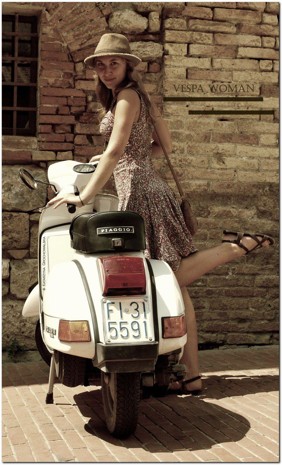 900x1481 Free download Vespa girl by direct evul [900x1481]