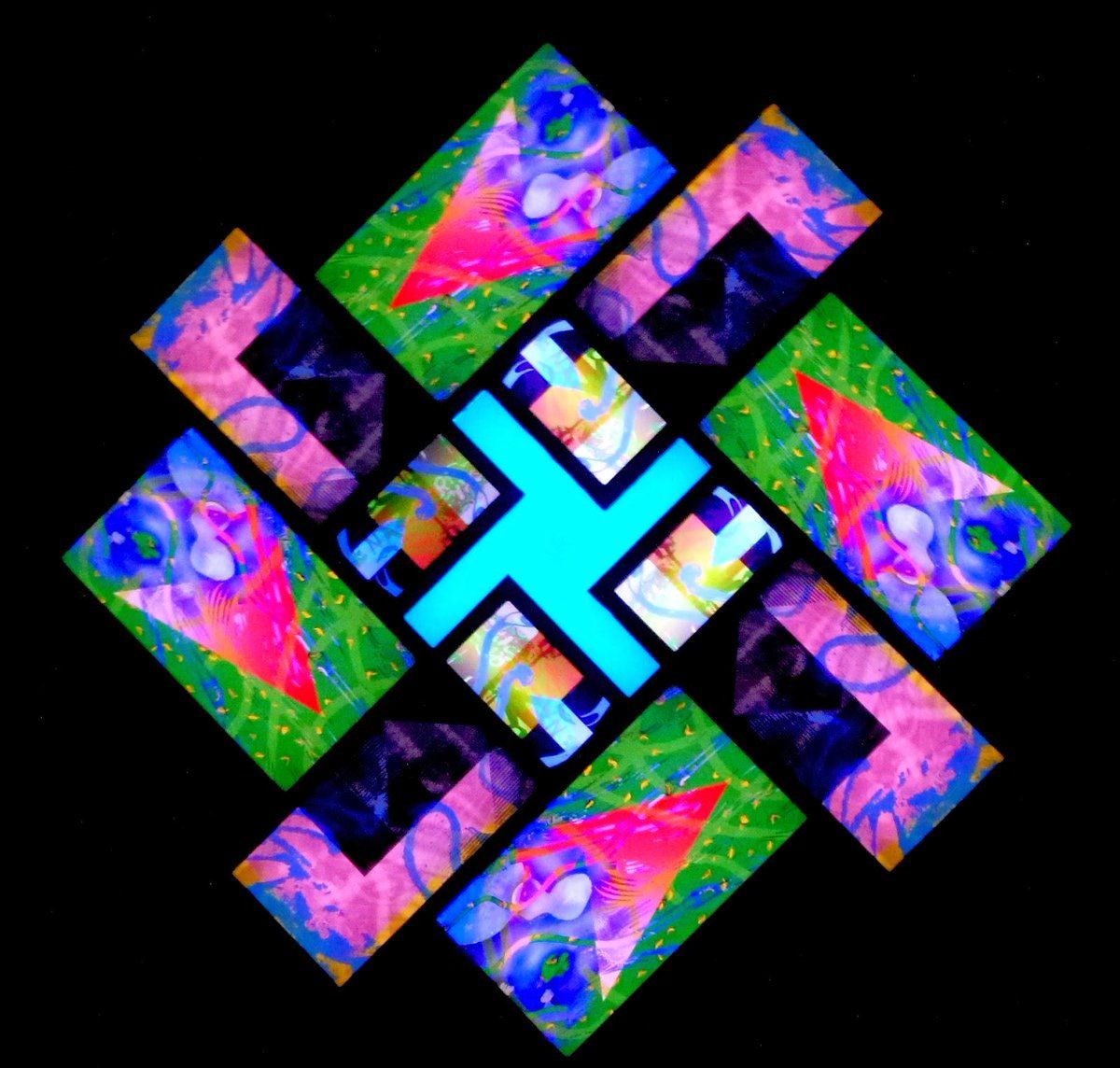 1200x1144 of Brian Eno's 77 Million Paintings #installation