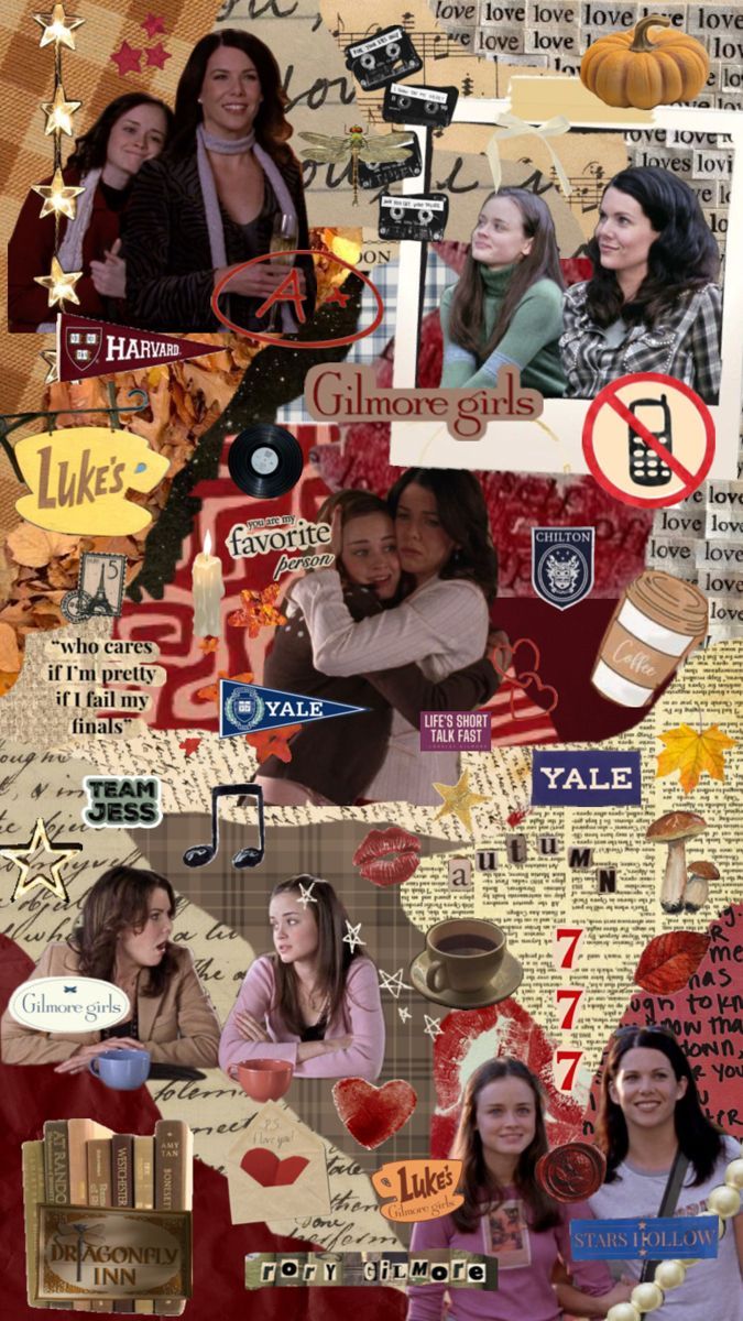 675x1200 Gilmore Girls, Lorelai, Rory, Tv Show, Wallpaper, Collage.. #gilmoregirls # lorelai #rory #show #wallpaper #collage