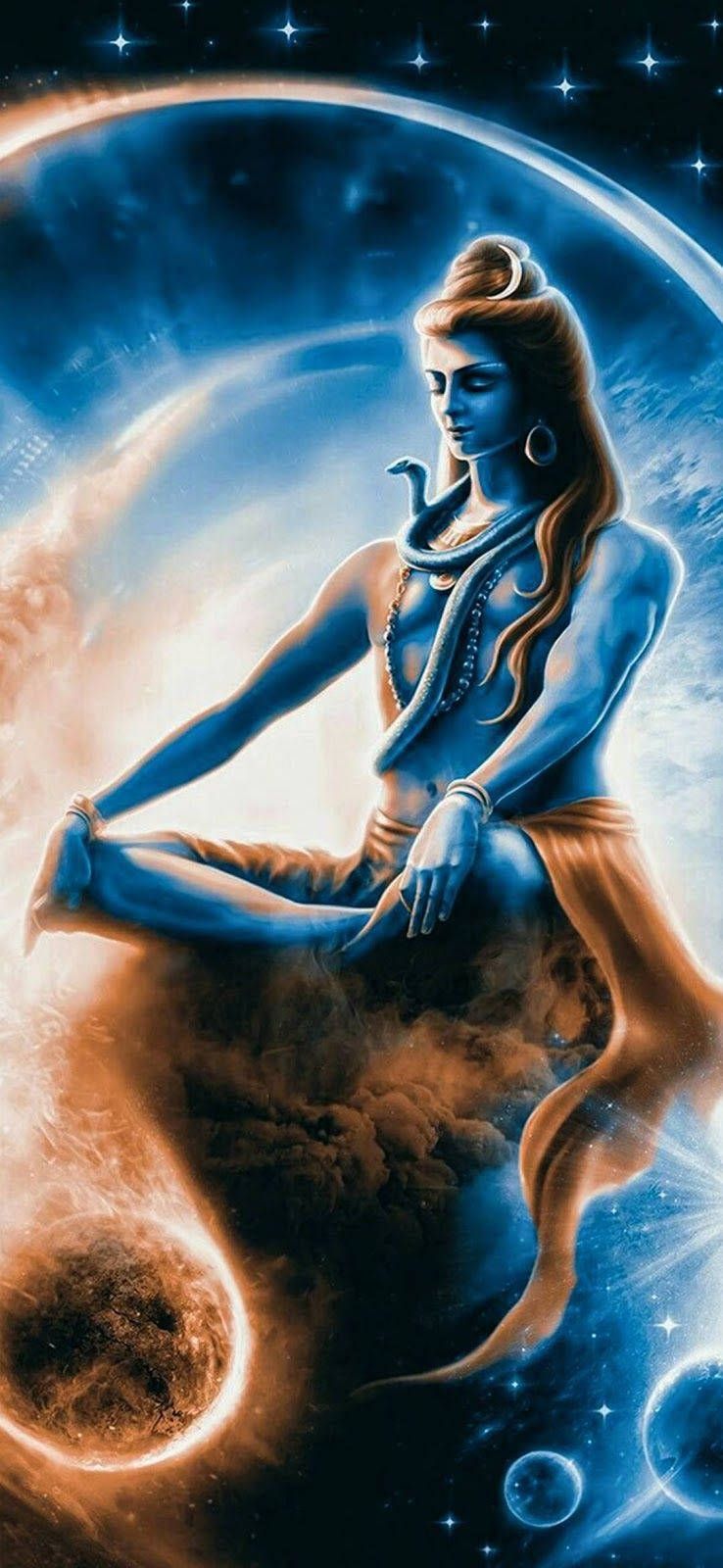 738x1600 Lord Shiva Mobile Wallpaper