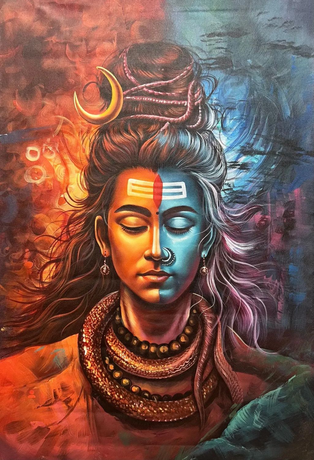 1025x1500 Buy Lord Shiva Painting, Spiritual Painting Online