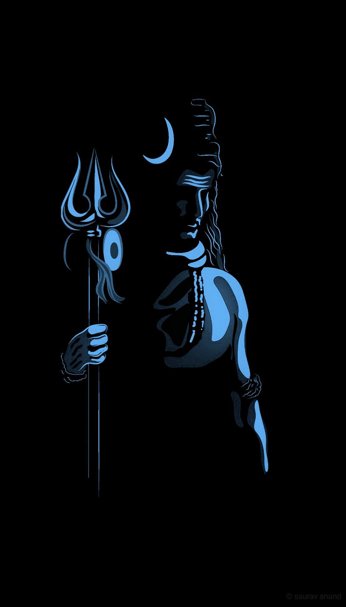 1110x1949 Lord Siva Art mobile wallpaper Mobile Walls