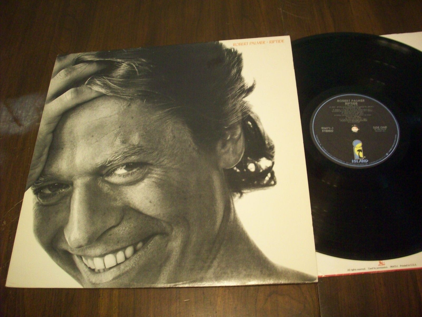 1600x1200 Robert Palmer, Riptide , 1985 Island 1st Press. VG+ Cond