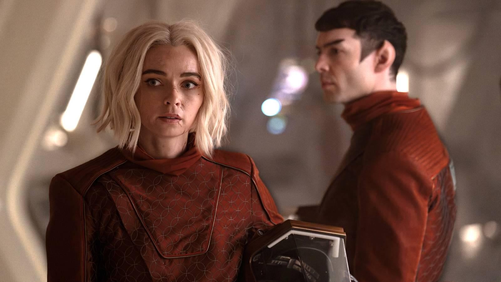 1600x900 SNW Interviews Jess Bush agrees with Star Trek fans that the way Nurse Chapel broke up with Spock in Star Trek: Strange New Worlds musical episode was brutal: I didn't write it