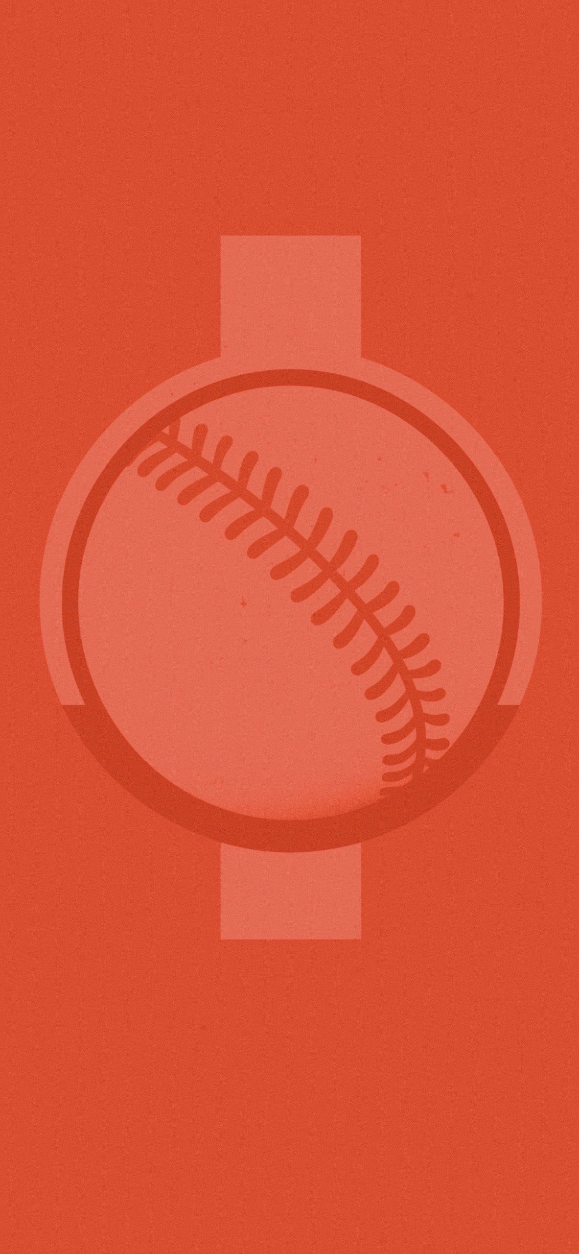 1183x2560 Baseball Retro Red Wallpaper Wallpaper for iPhone