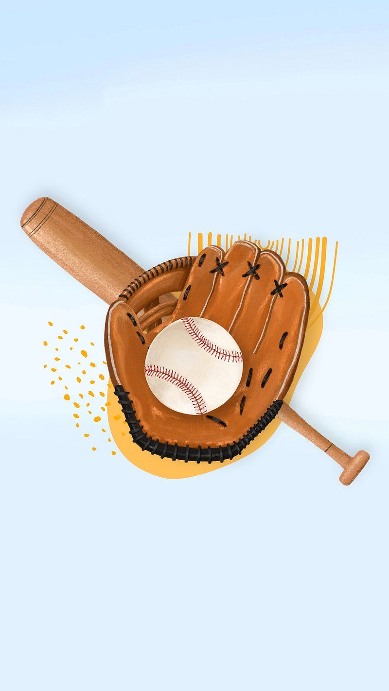 800x1422 Baseball glove aesthetic iPhone wallpaper