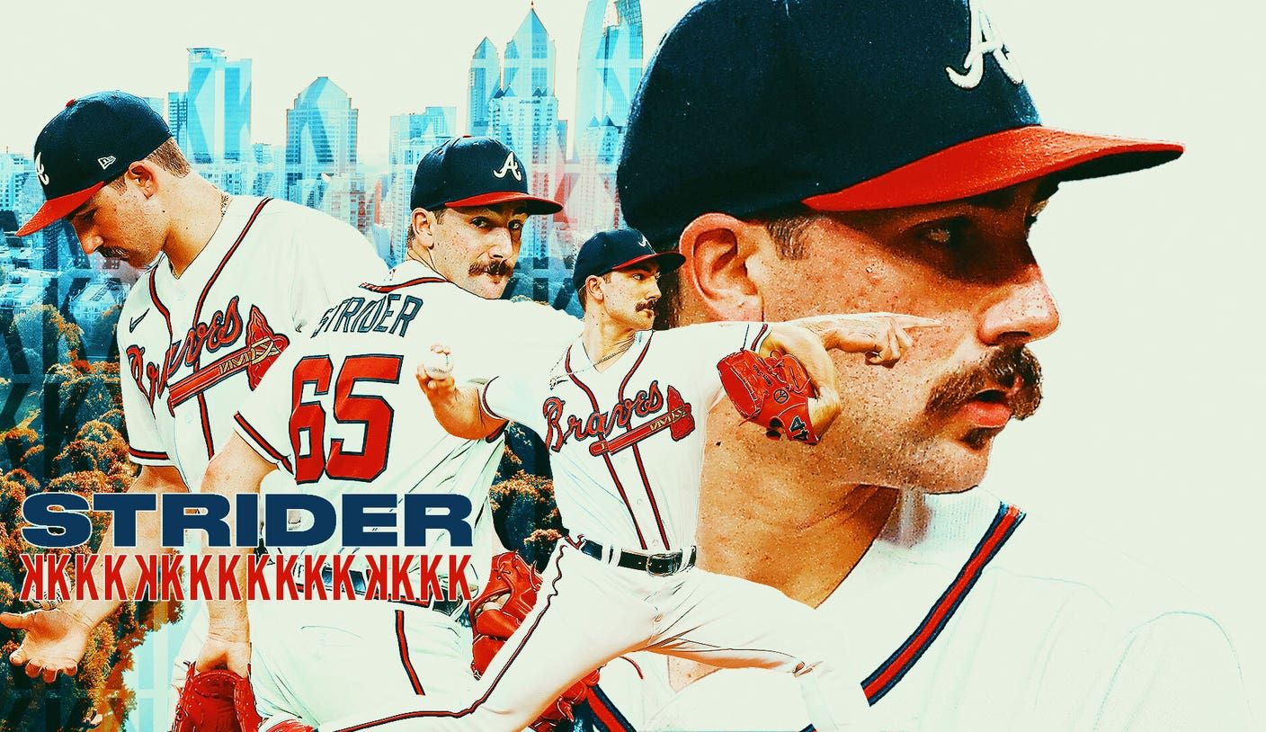 1408x814 Braves rookie Spencer Strider sets record with 16 strikeouts