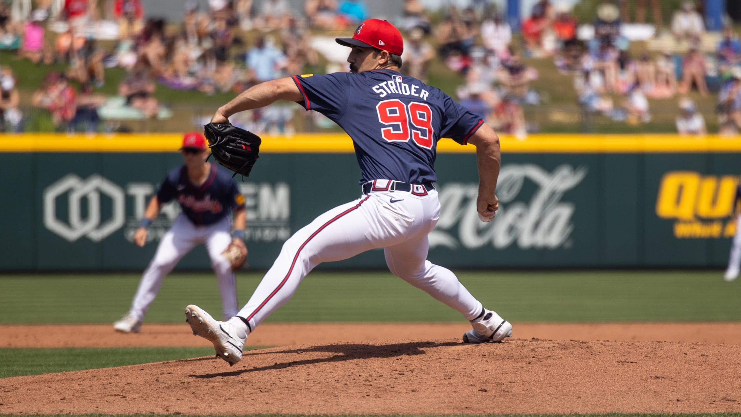 2560x1440 Braves' Spencer Strider tops players in spring training games for Monday, March 11