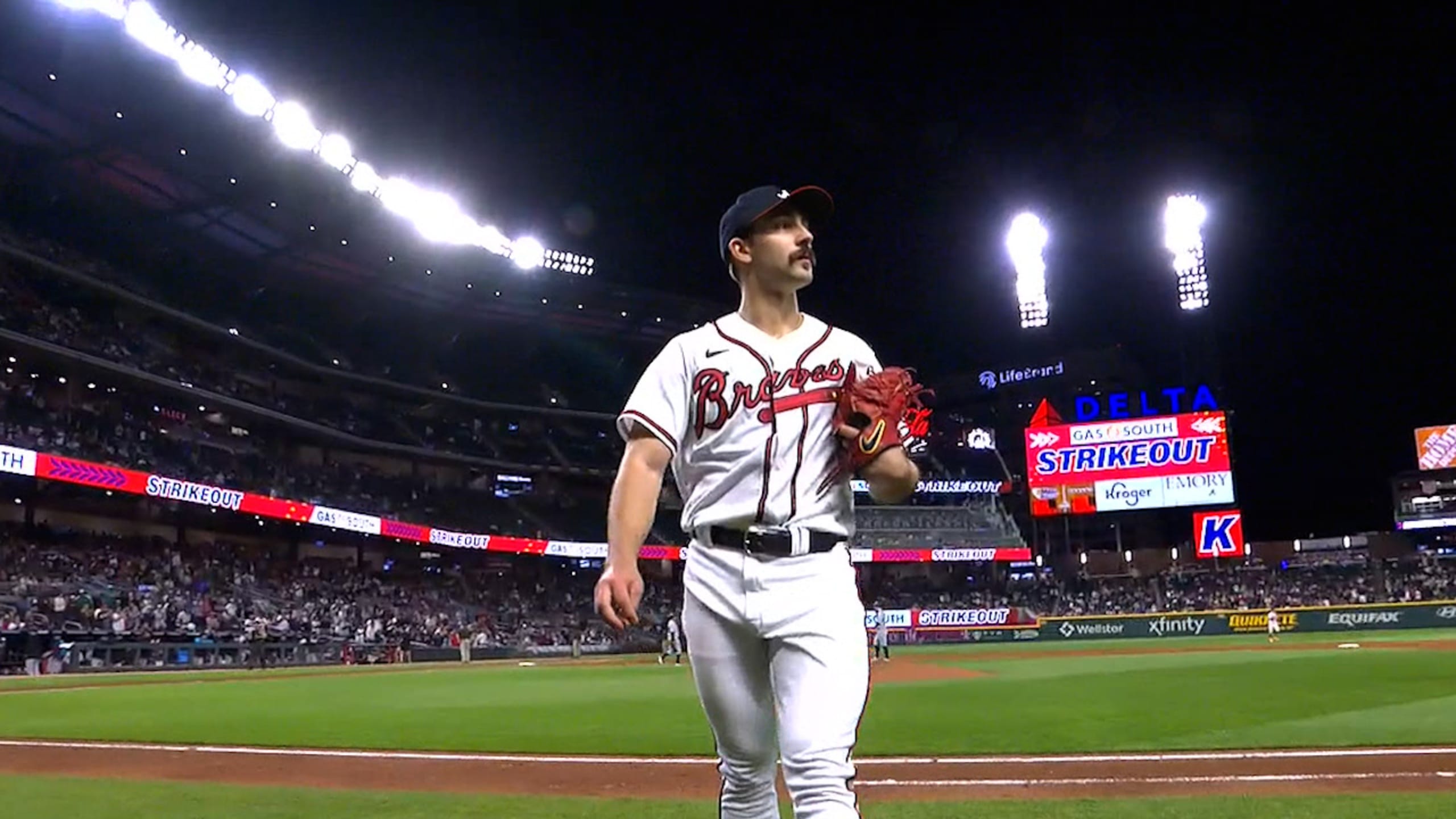 2560x1440 Spencer Strider Loses No Hitter In Eighth, Sets Another Braves Franchise Record