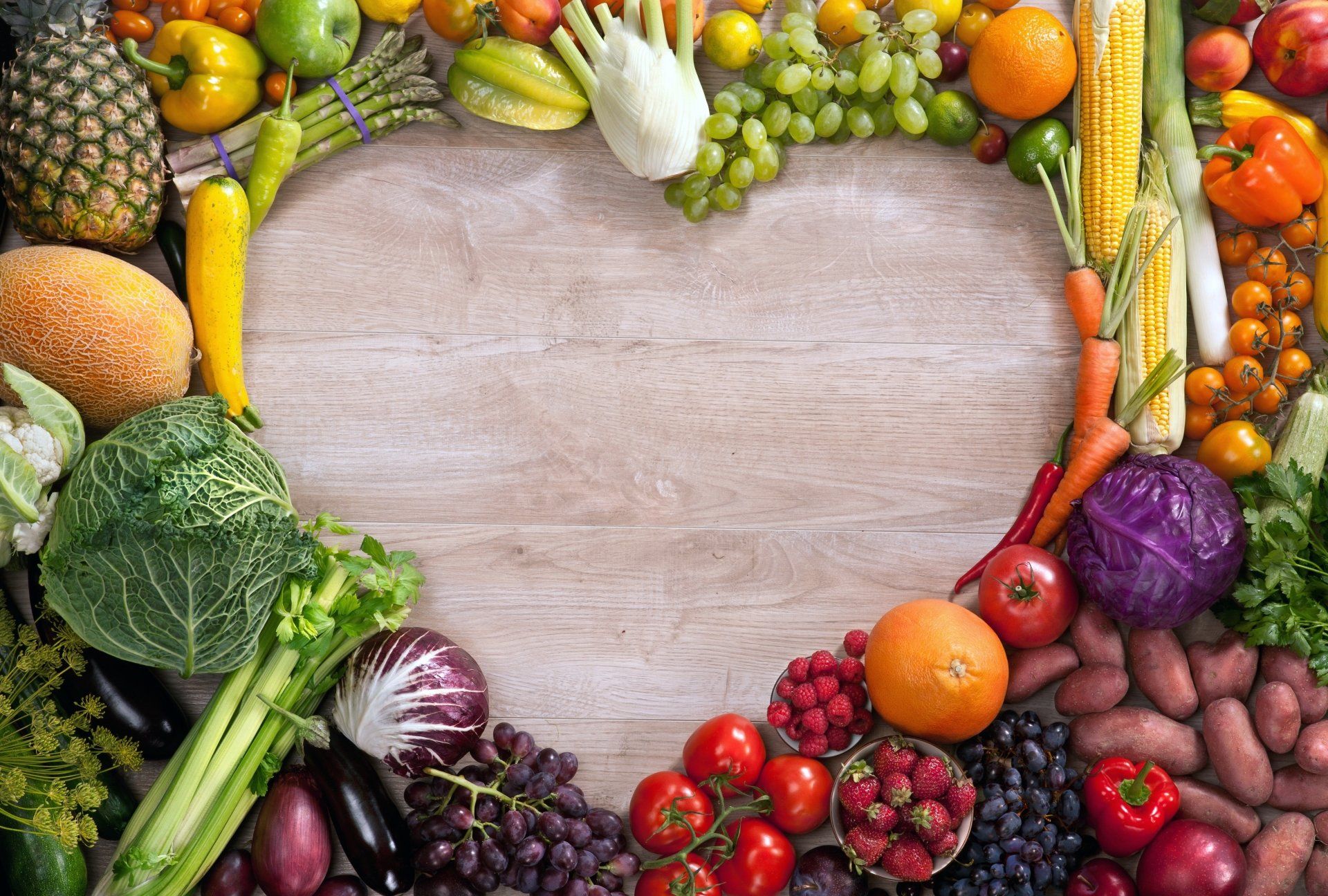 1920x1296 Heart of Nature: 4K Ultra HD Still Life of Vibrant Fruits & Vegetables