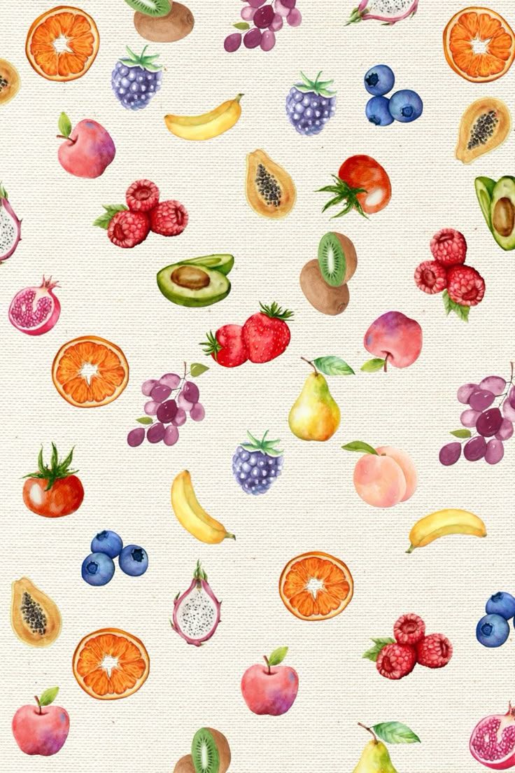736x1104 fruit collage phone screensaver wallpaper