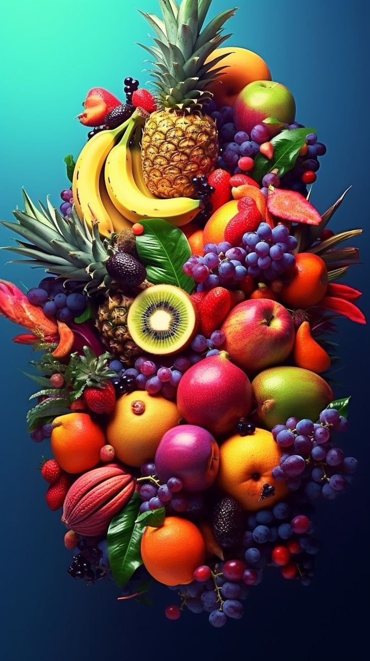 736x1313 Fruit Wallpaper