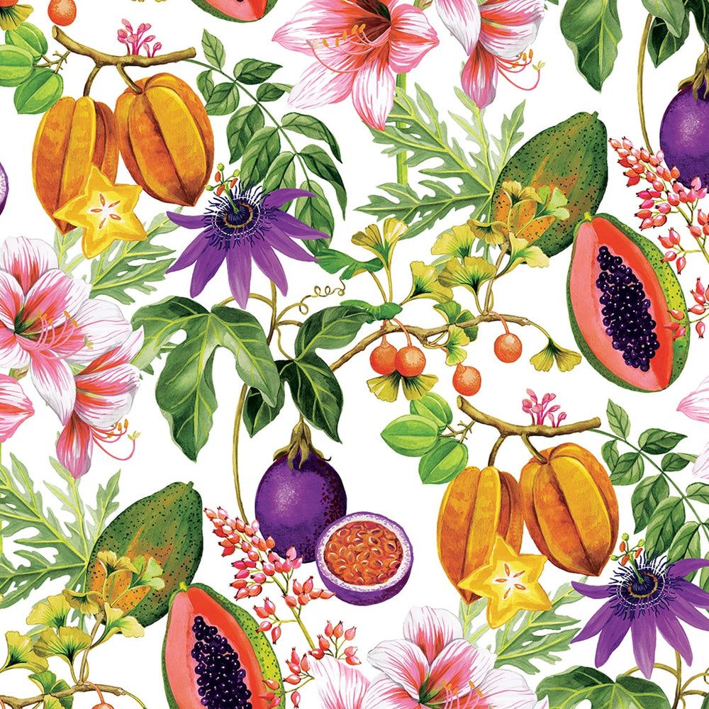 1000x1000 Tropical Fruits Unpasted Wallpaper / Sample