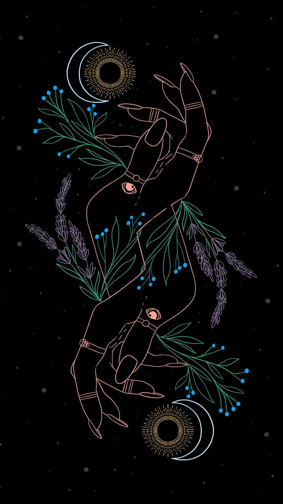 1080x1920 Download Align Your Soul with the Stars Wallpaper