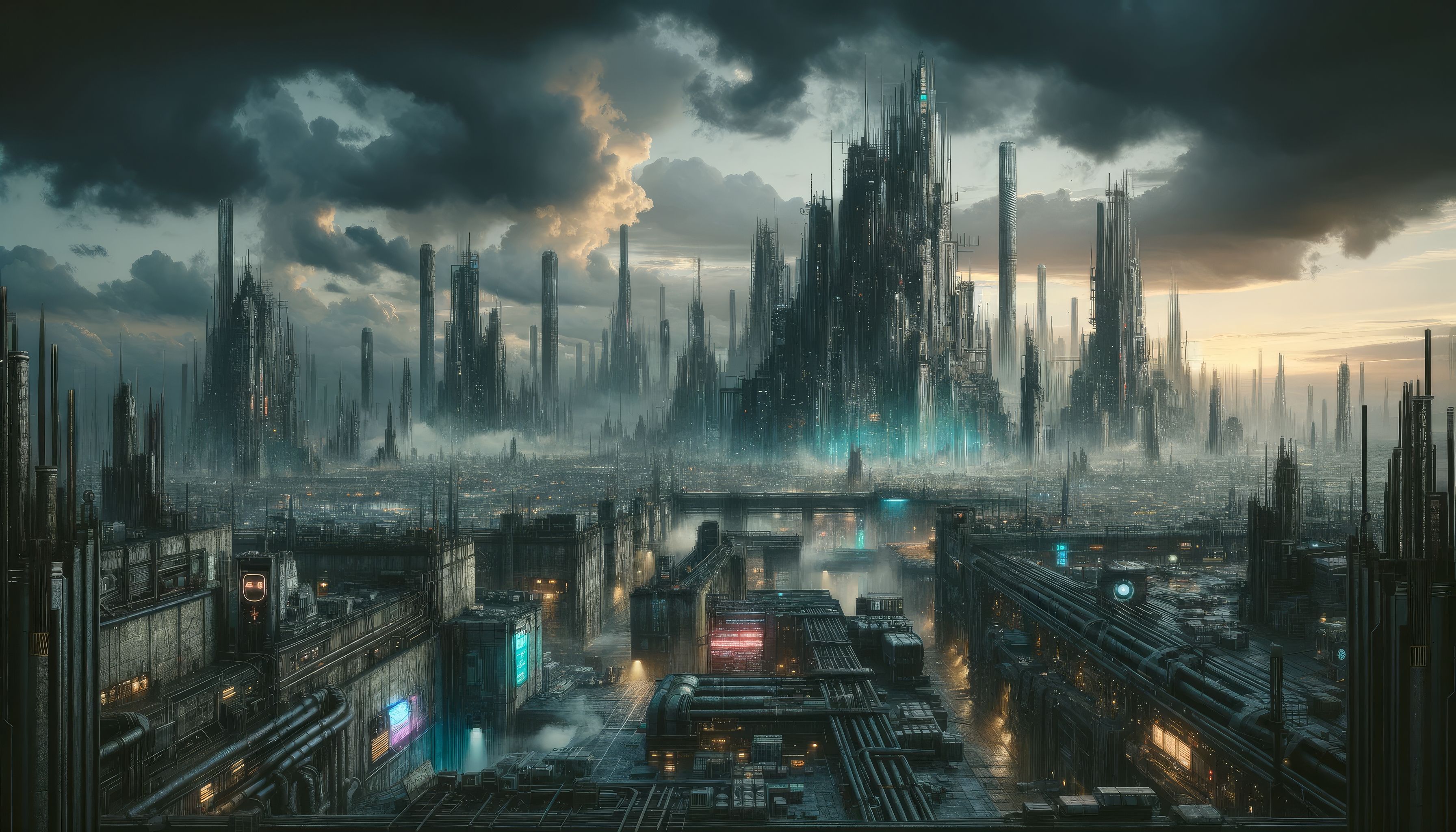 3584x2048 Dystopian Wallpaper and Background: Free HD Download