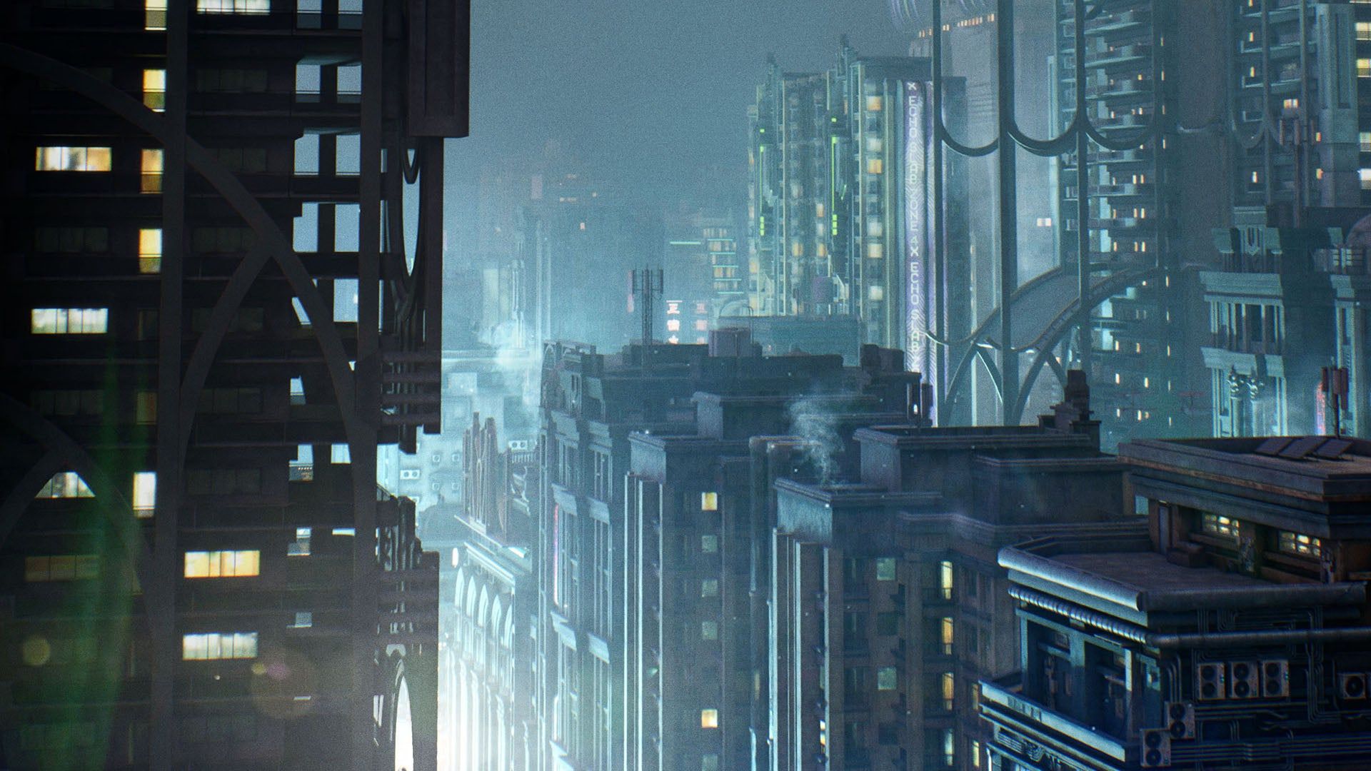 1920x1080 Neon Dystopia
