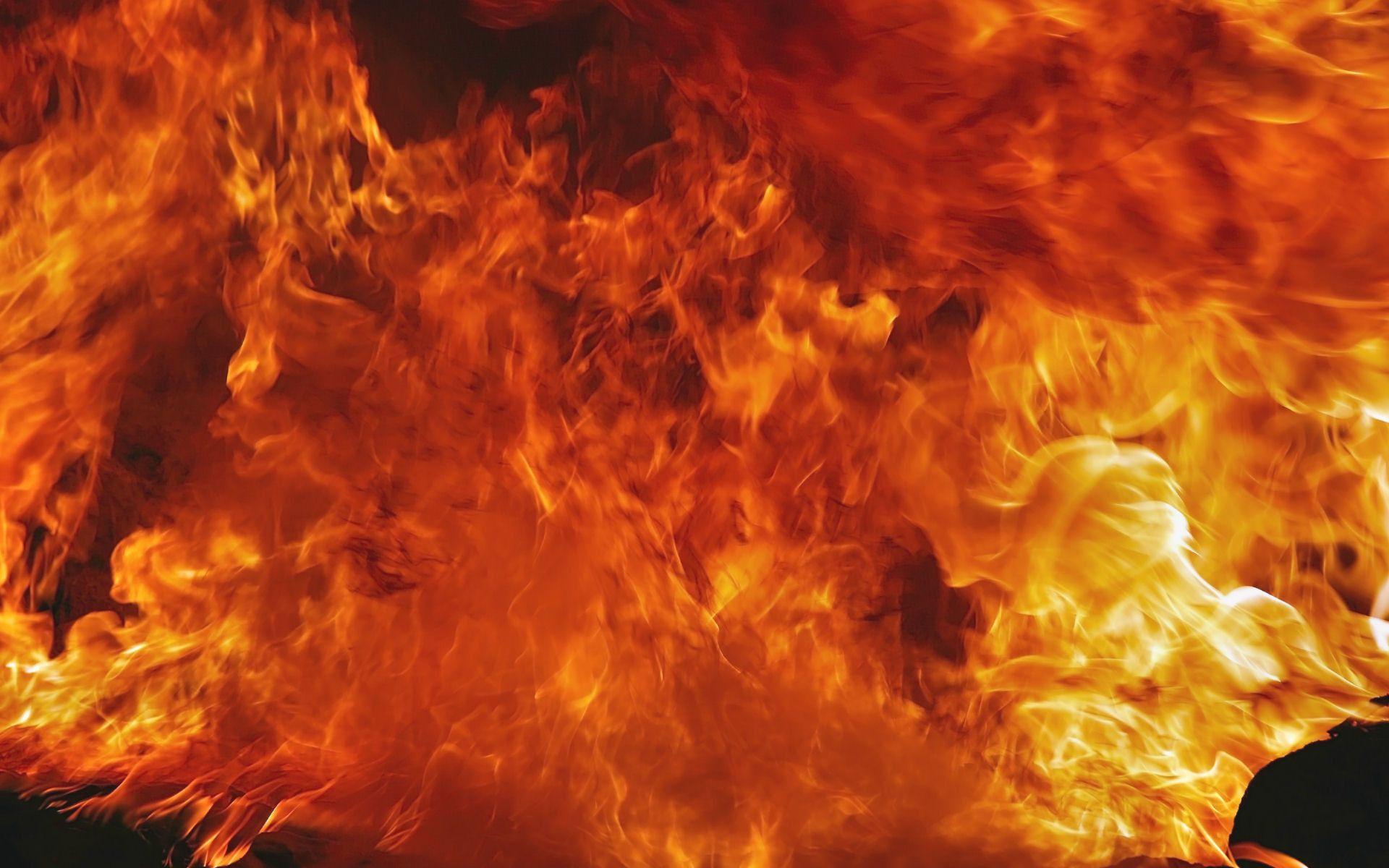 1920x1200 Red Flames Wallpaper