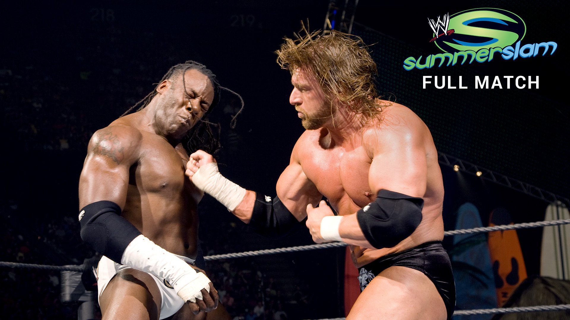 1920x1080 Triple H vs. Booker T: SummerSlam 2007 (Full Match Network Exclusive)
