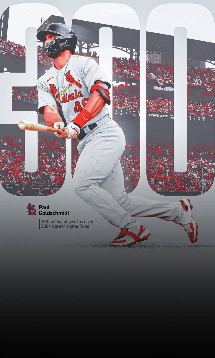 728x1214 Download Paul Goldschmidt 300 Wallpaper