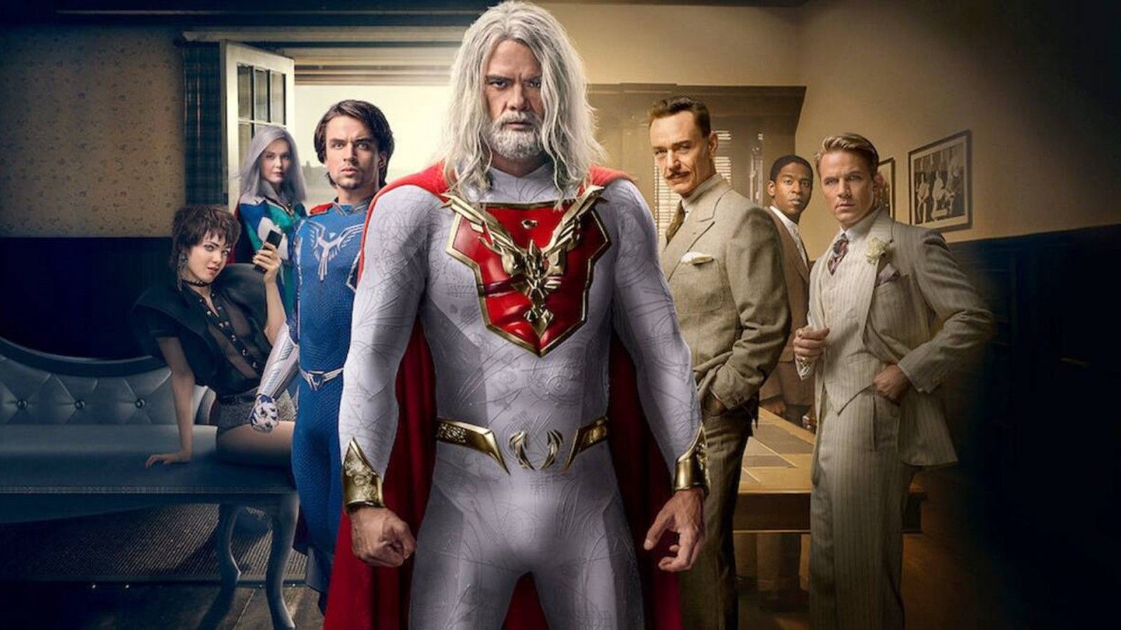 1600x900 Josh Duhamel Matt Lanter Ben Daniels HD Jupiter's Legacy Wallpaper