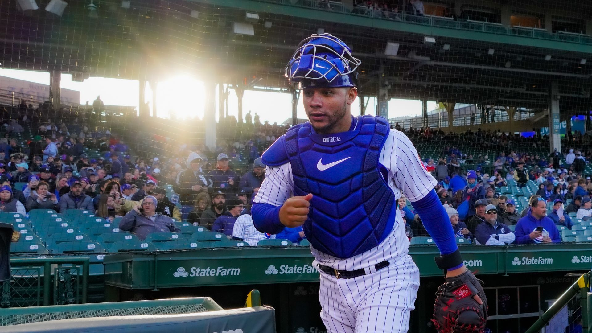1920x1080 Willson Contreras Mothers Day Story Image. Marquee Sports Network of the Cubs, Bears, Red Stars