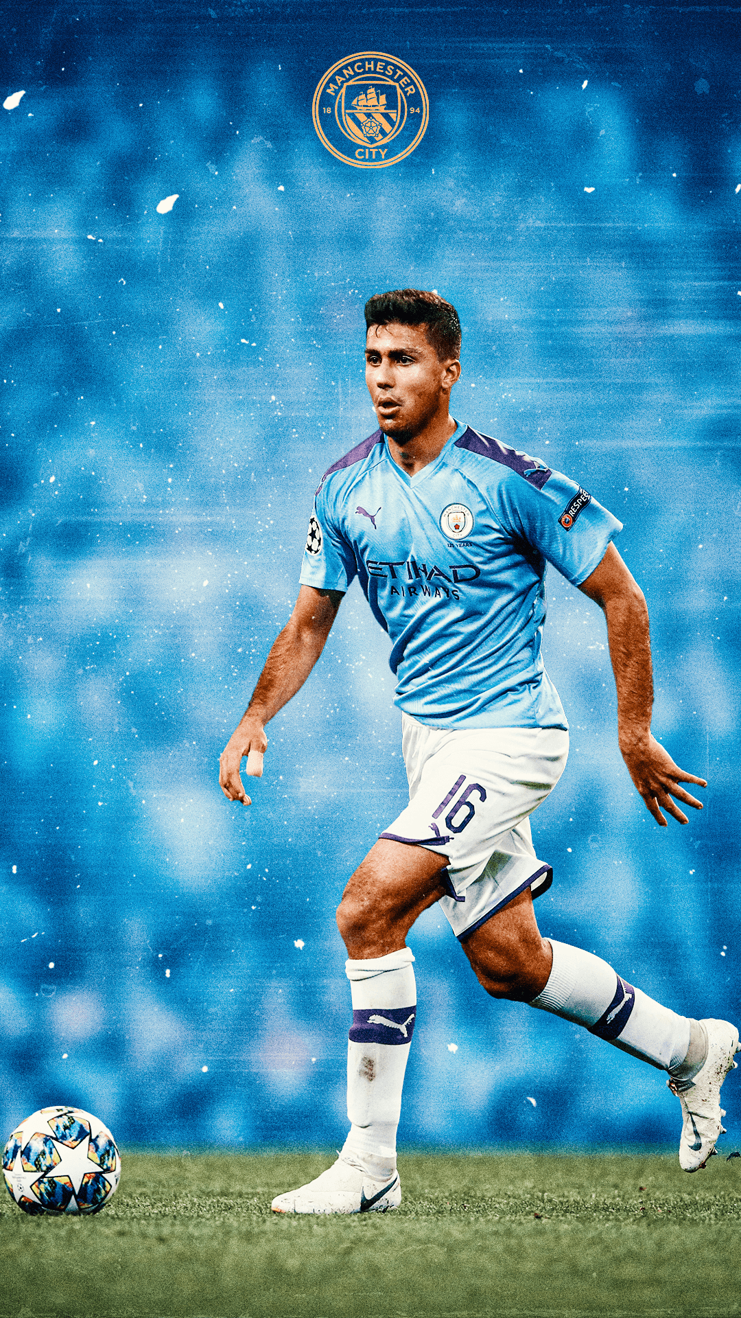1080x1920 Rodri Man City Wallpaper
