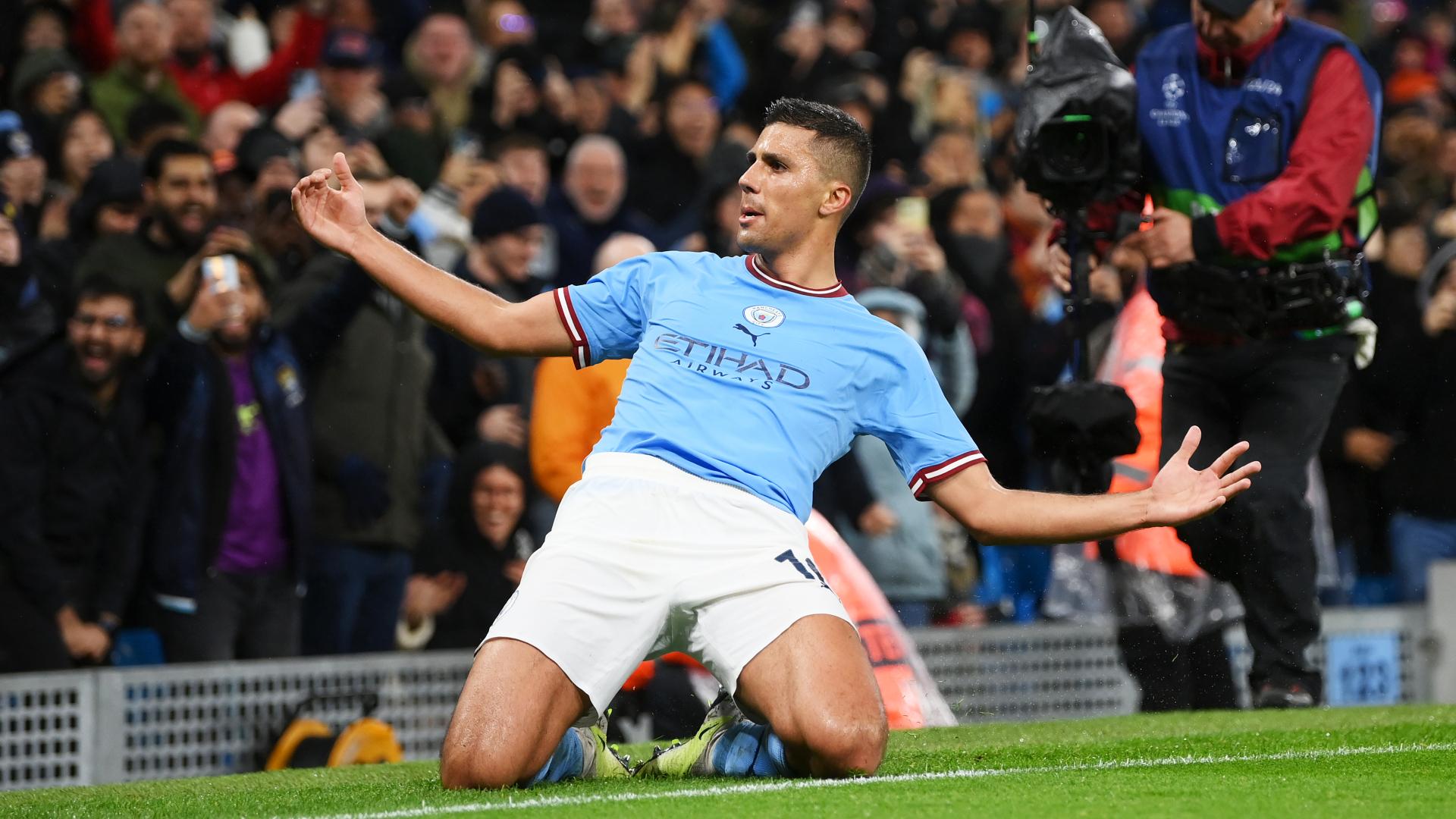1920x1080 Rodri Champions League final goal vs Inter: Manchester City midfielder again comes through in a big spot