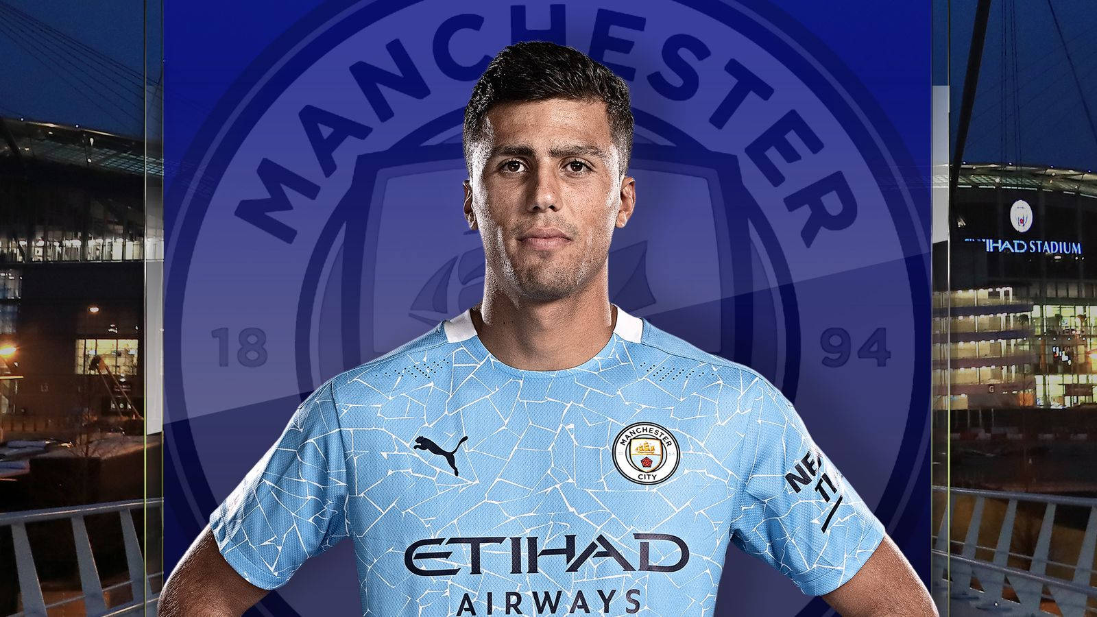1600x900 Download Rodri Manchester City Cover Wallpaper