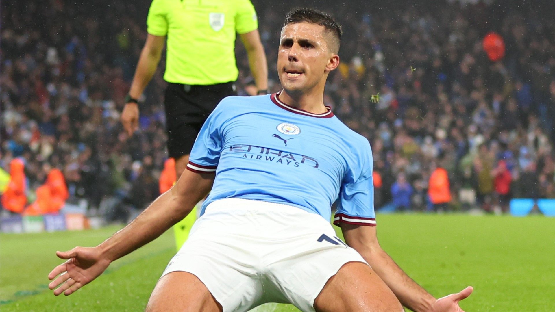 1920x1080 WATCH: Man City's Rodri Scores Splendid Left Footed Goal From Outside The Box Against Bayern Munich In Champions League. Goal.com US