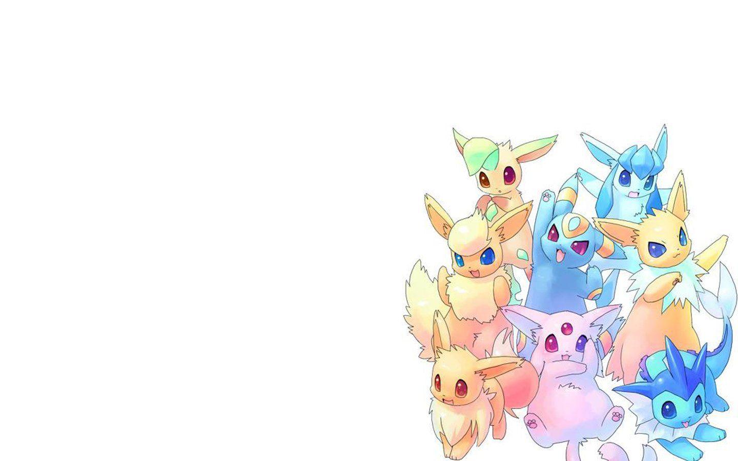 1440x900 Pokémon Eeveelutions Wallpaper